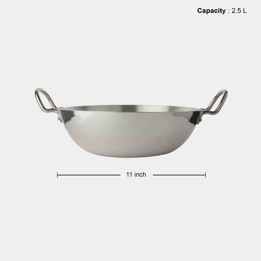 2.5 L Aluminum Kadhai, , large image number null