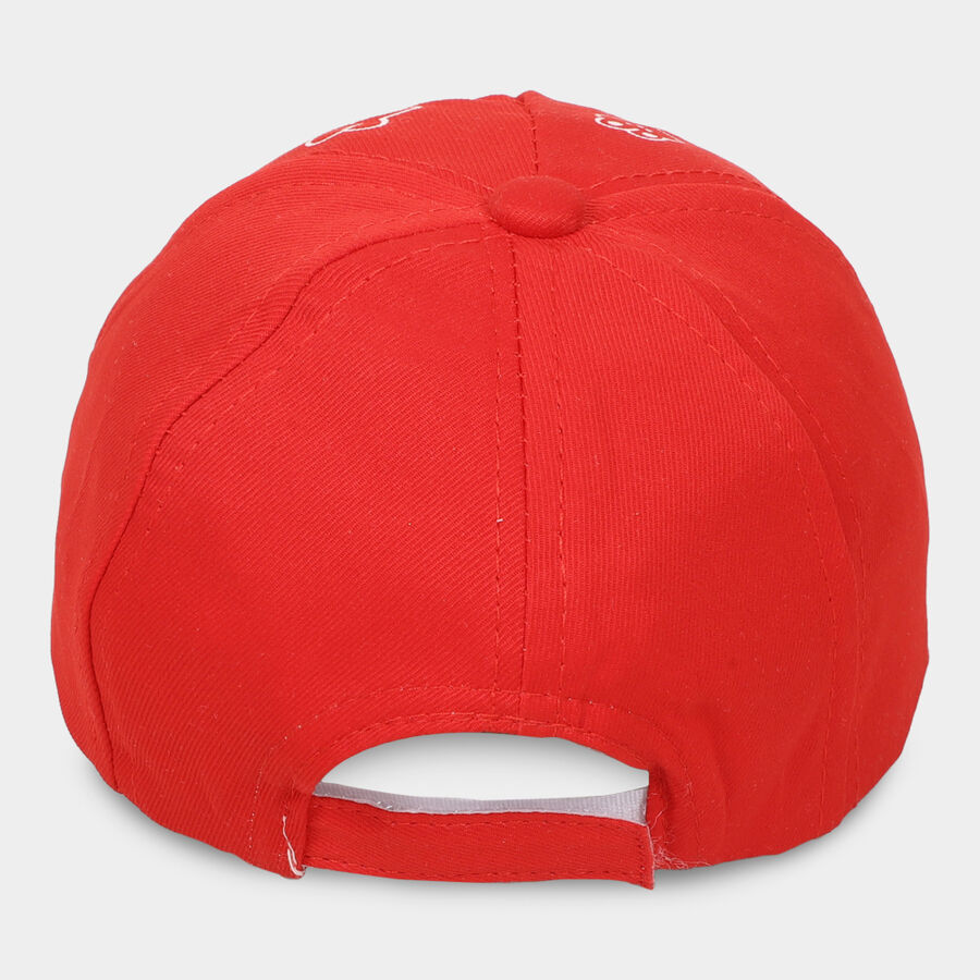 Kid's Red Fabric Cap, , large image number null