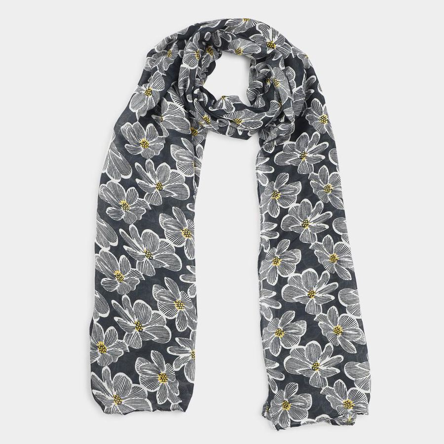 Woman's Black Scarf, , large