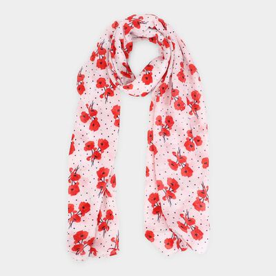 Women's Teal Blue Fabric Scarf 