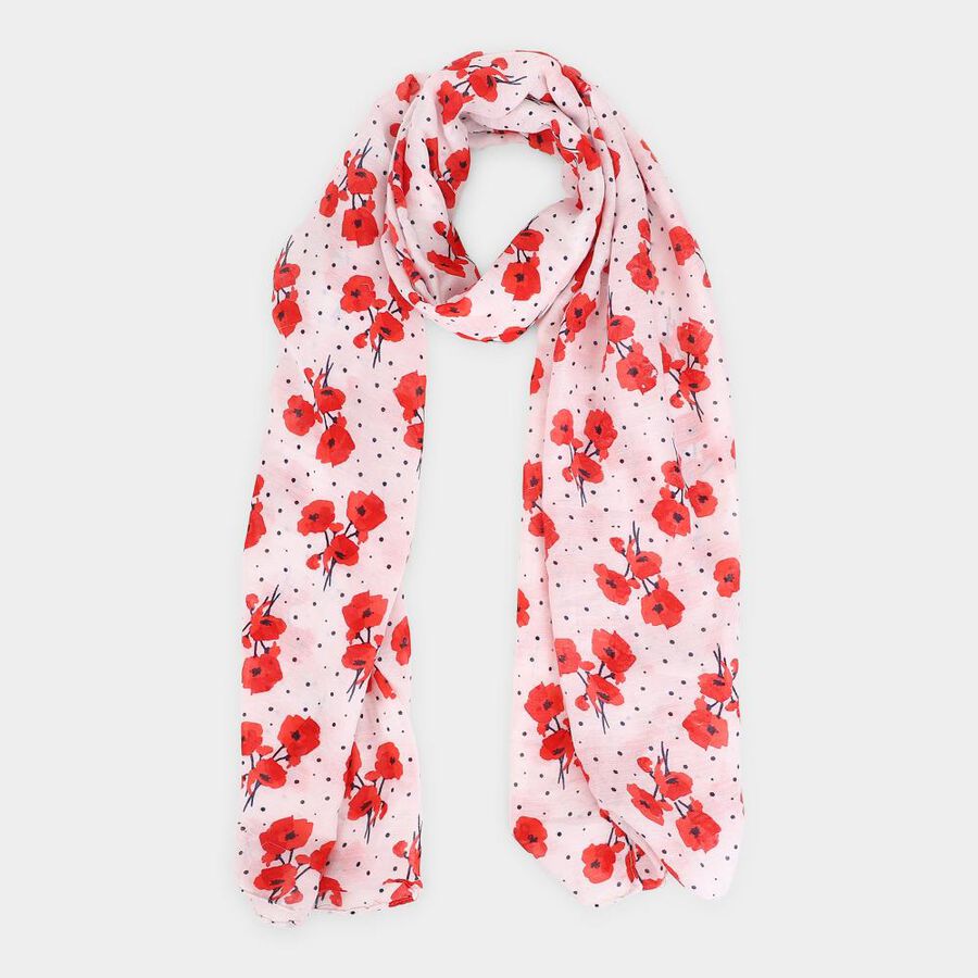 Women's Teal Blue Fabric Scarf , , large