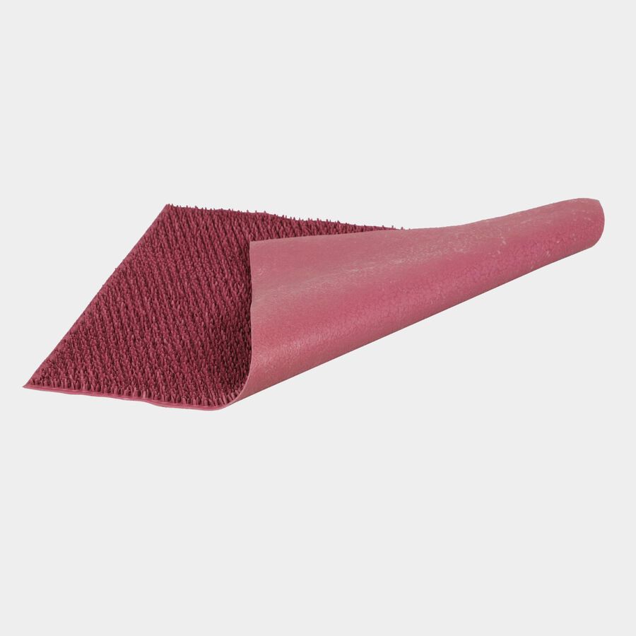 Anti-Skid Maroon Rubber Door Mat, , large image number null
