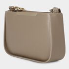 Woman's Beige Polyurethane Bag, , small