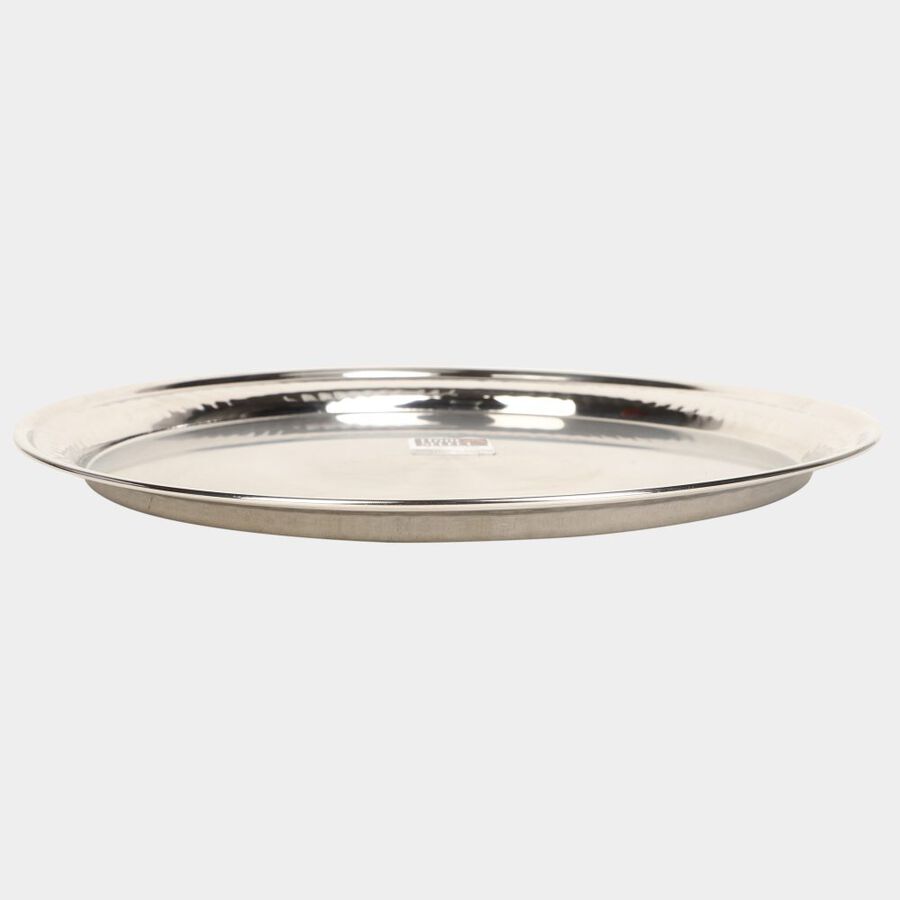 Steel Hammered Plate, 30 cm Dia., , large image number null