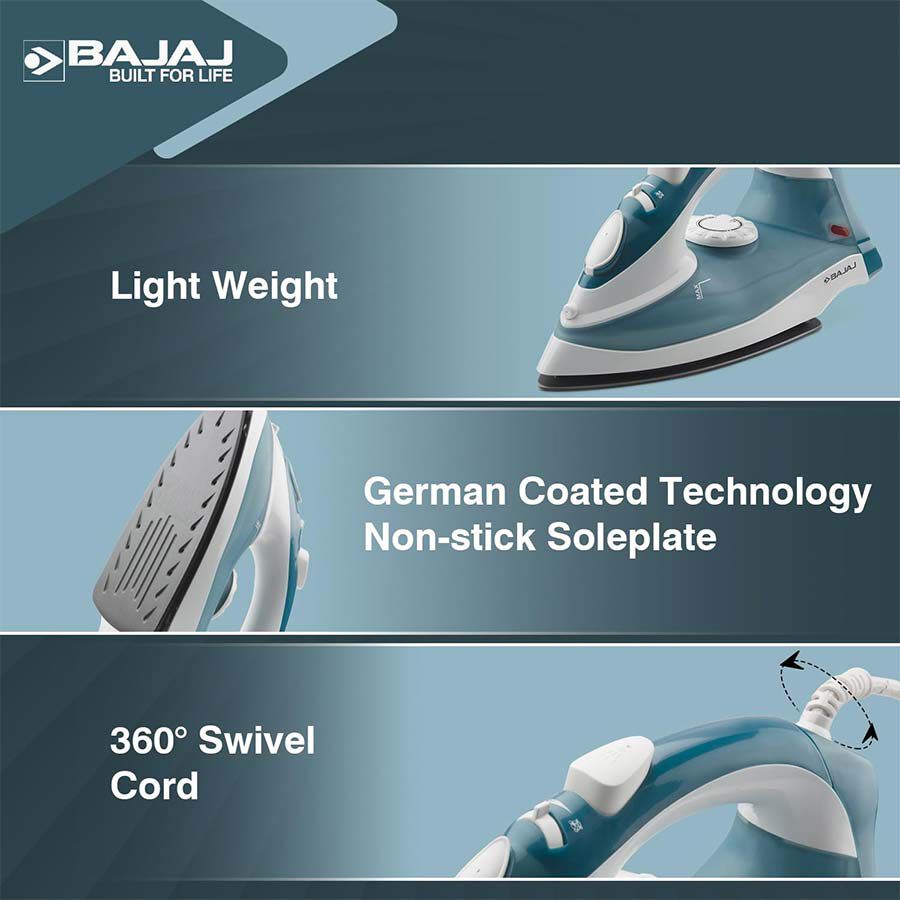 1250 W Aluminium Steam Iron, , large image number null