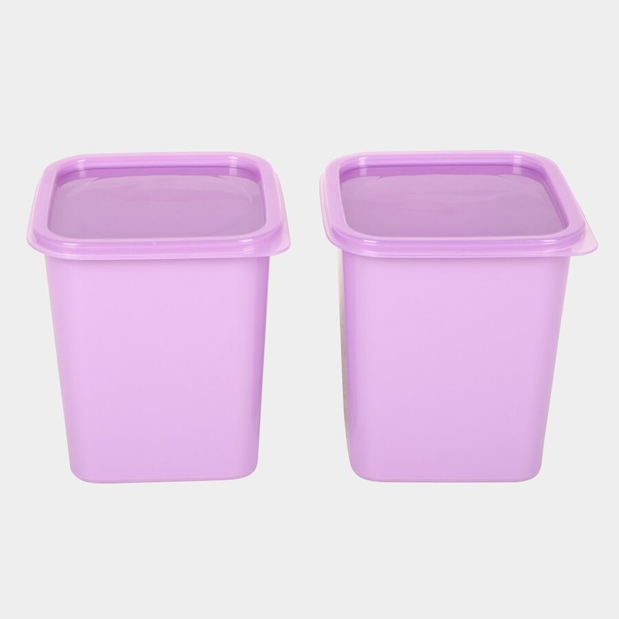 Air-Tight Plastic Container, Set of 2 - 1 L, , large image number null