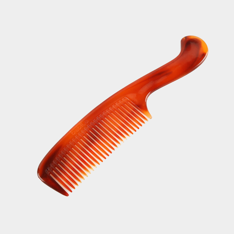Plastic Hair Comb, Set of 2 - Colour/Design May Vary, , large image number null