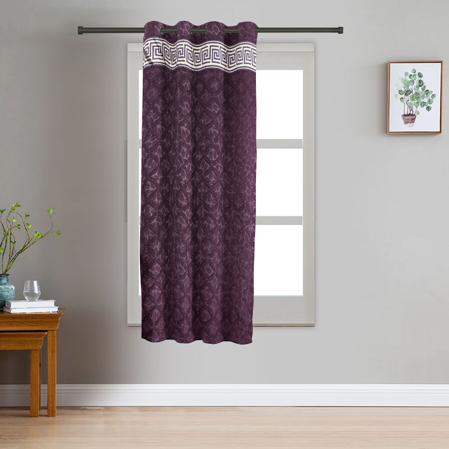 5ft. Grey Polyester Curtain, , large image number null