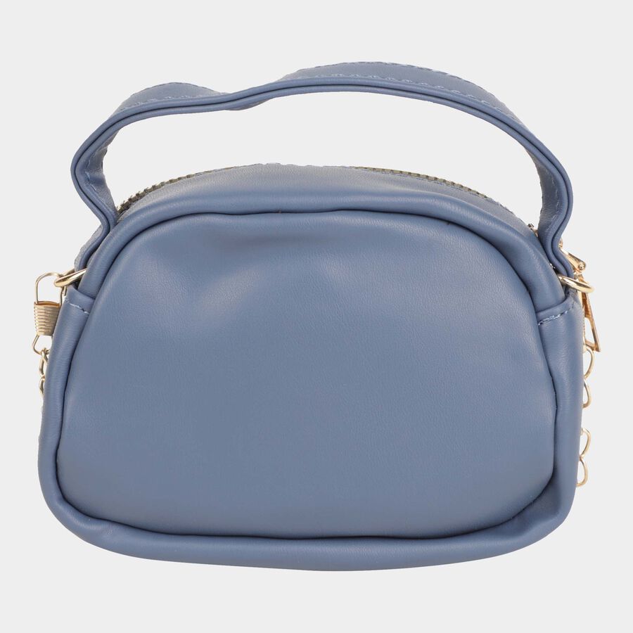 Women's Polyurethane Zipper Sling Bag, , large image number null