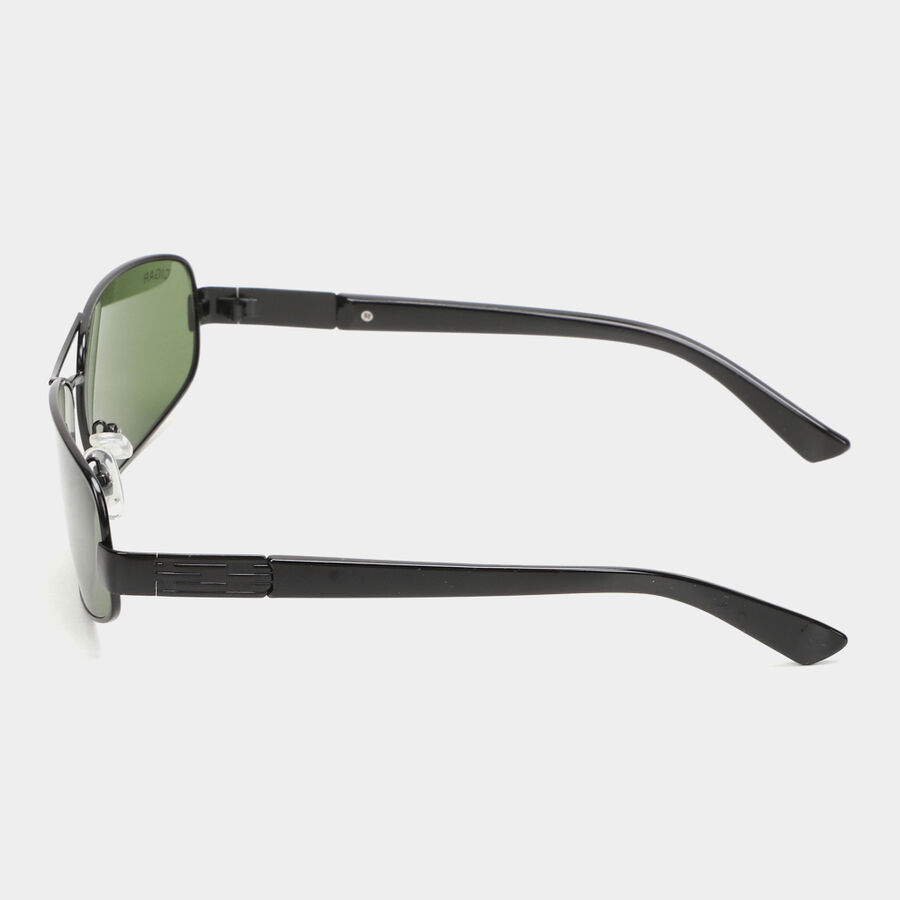 Men's Black Plastic Sunglasses, , large image number null