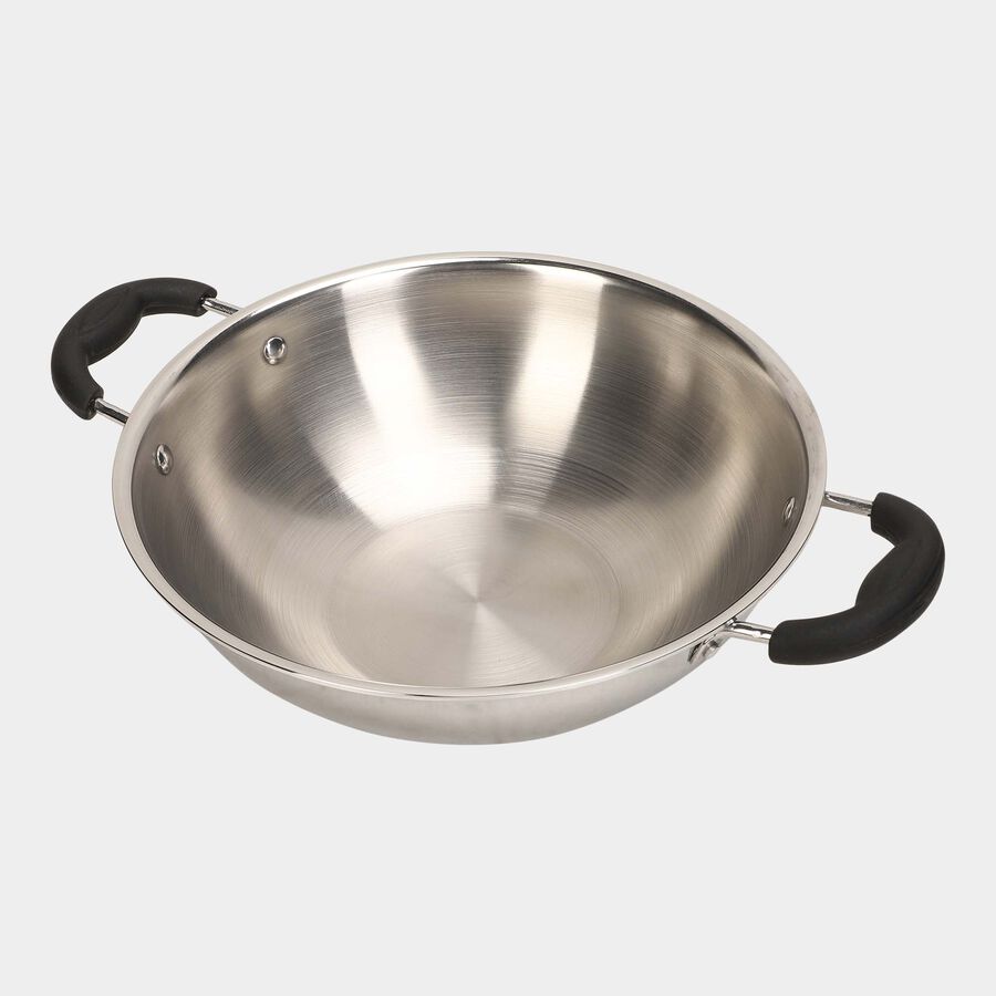 2.5 L एल्युमीनियम/स्टील कढ़ाई, इंडक्शन कम्पैटिबल, , large image number null