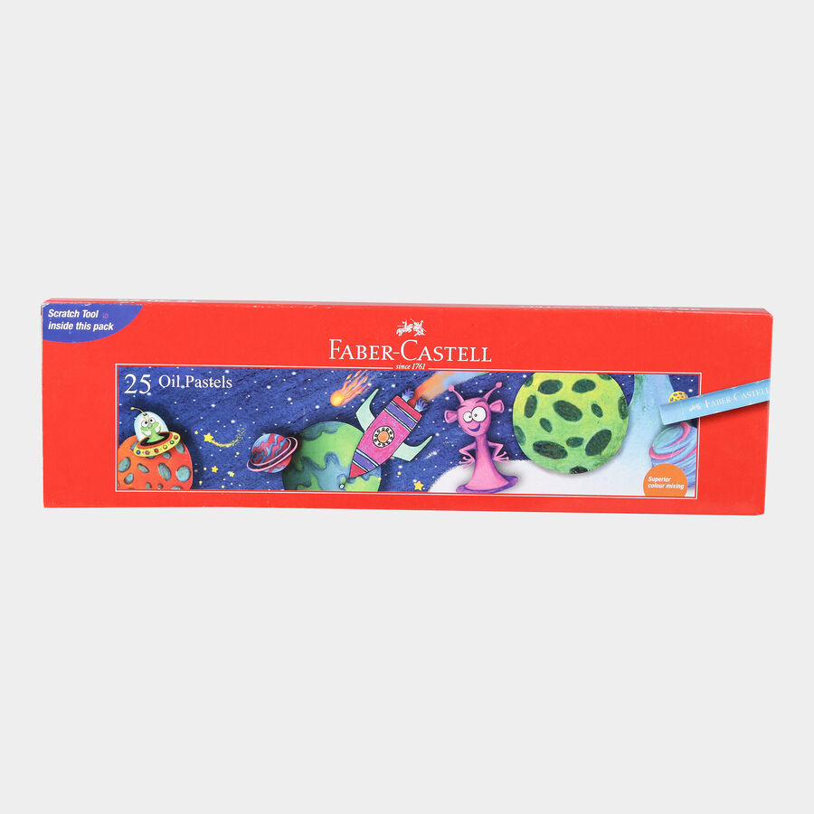 1 Pc. Wax Oil Paste Plastic Crayons - Colour/Design May Vary, , large image number null
