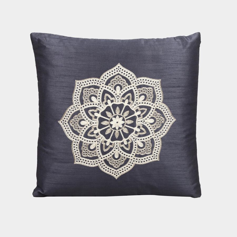Blue Polyester Cushion Cover, , large image number null