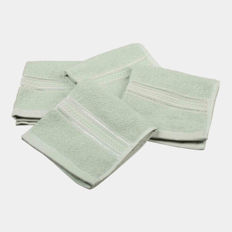 Cotton Face Towel, Set of 4, 360 GSM, 30 X 30 cm, , large image number null