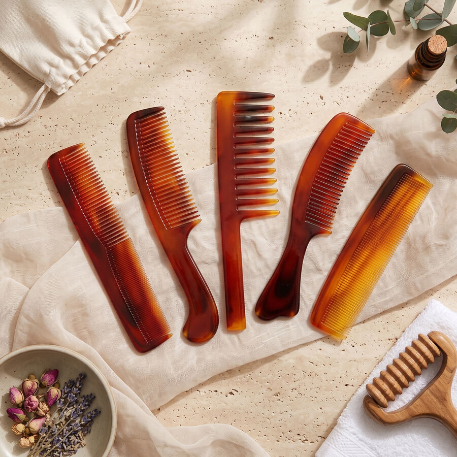 Plastic Comb Set of 5, , large