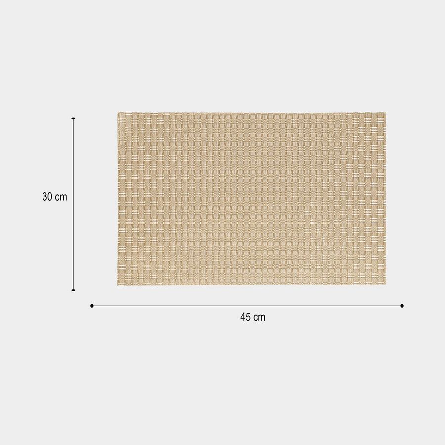 Cream PVC Coaster, , large image number null