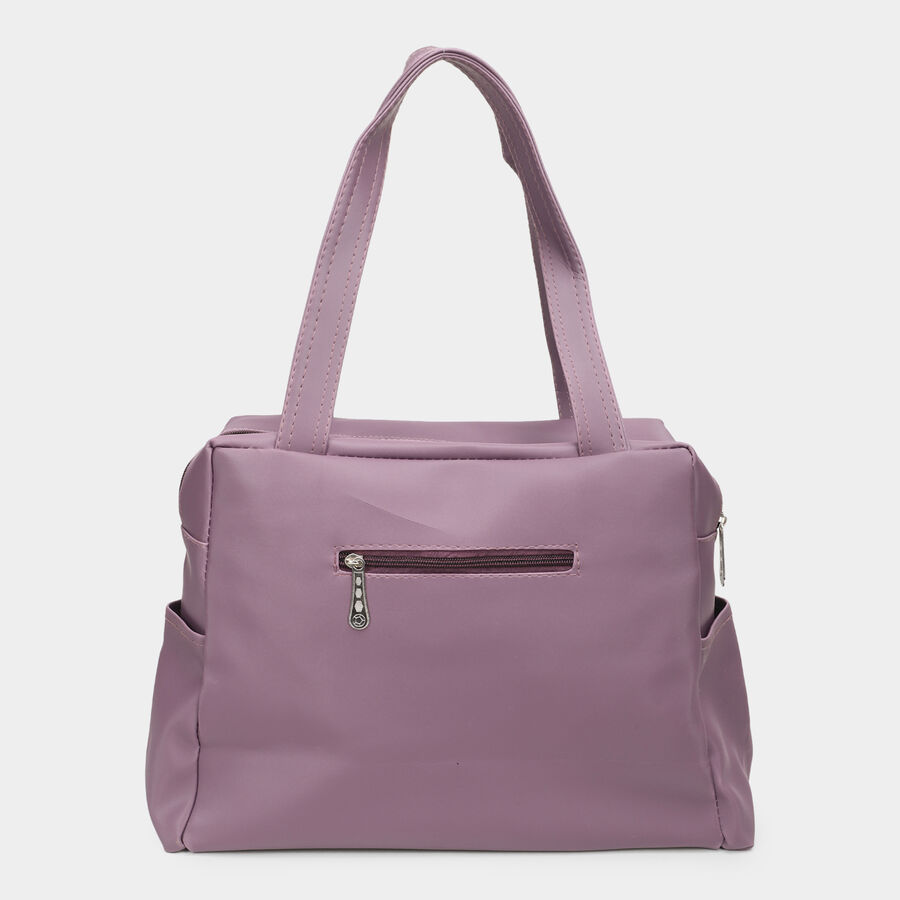 Grey Printed Hand Bag, , large image number null