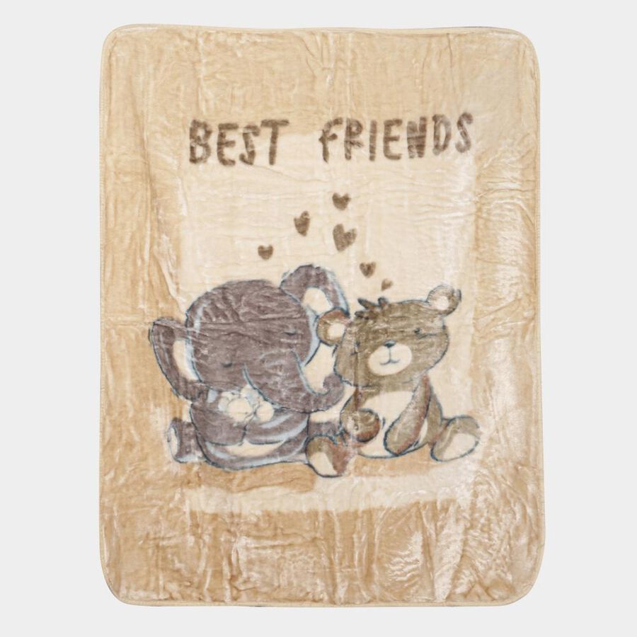 Kid's Blue Microfiber Blanket , , large image number null