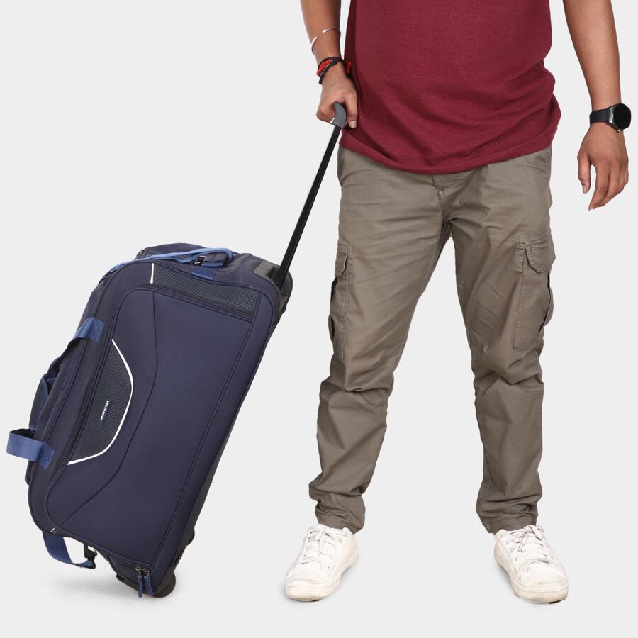 Dark Blue Polyester Duffle Trolley, , large image number null