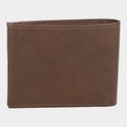 Men's Brown Polyurethane Wallet, , small