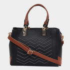 Women's Polyurethane Tote Bag, Embroidered, Medium Size, , small image number null