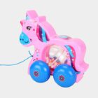 Kid's Pink Plastic Pull Along Toy , , small