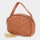 Women's Polyurethane Zipper Sling Bag, , small image number null