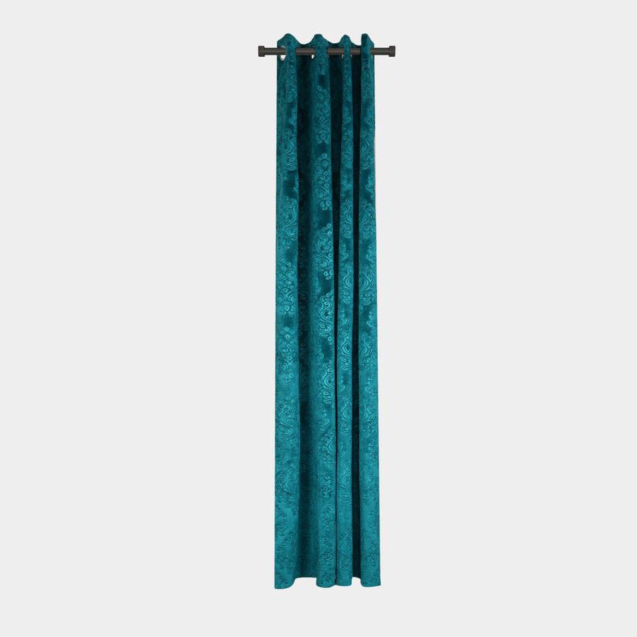 7ft. Dark Grey Velvet Door Curtain, , large image number null