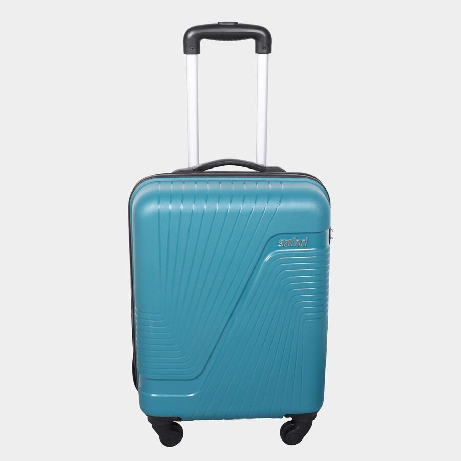 4-Wheel Light Blue PVC Matee Hard Case Trolley, Small, , large image number null