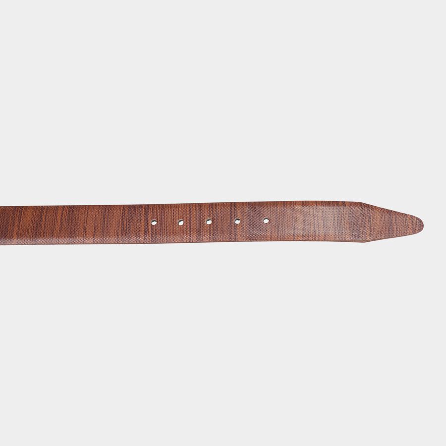 Men's Tan Polyurethane Casual Belt, , large image number null
