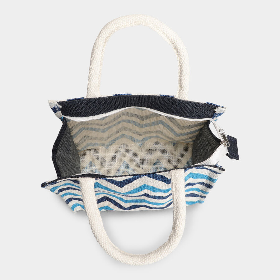 Blue Jute Handy Pouch, , large image number null