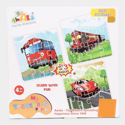 Transport Jigsaw Puzzleset of 3