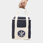 Dark Blue Jute Lunch Bag, , small image number null