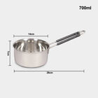 700ml Steel Sauce Pan, , small