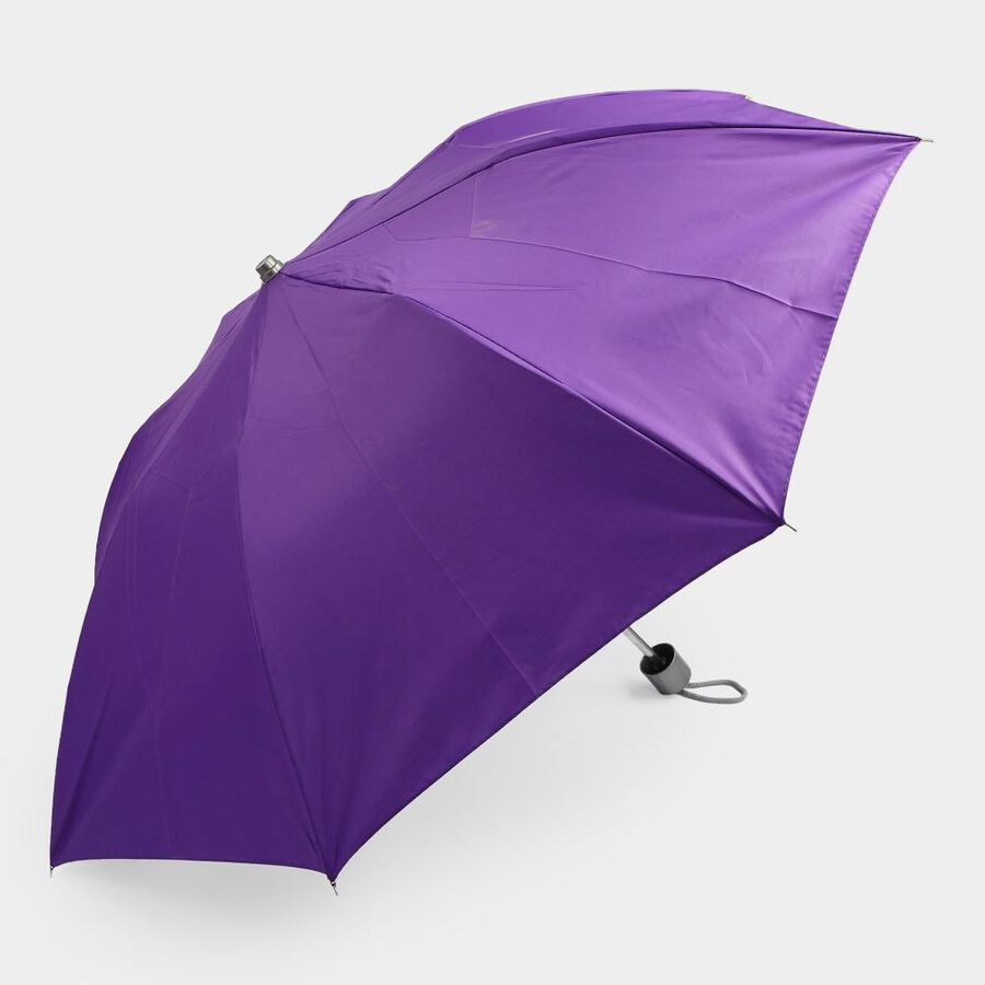 Woman's Purple Polyester Umbrella, , large