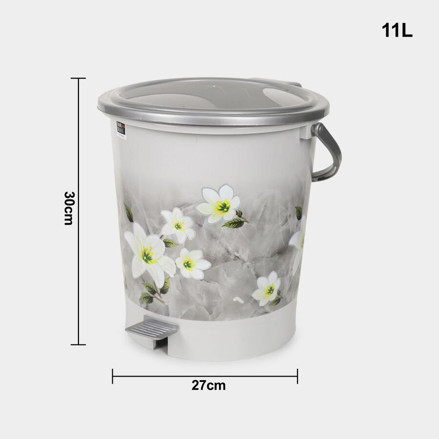 11L Plastic Dustbin, , large image number null