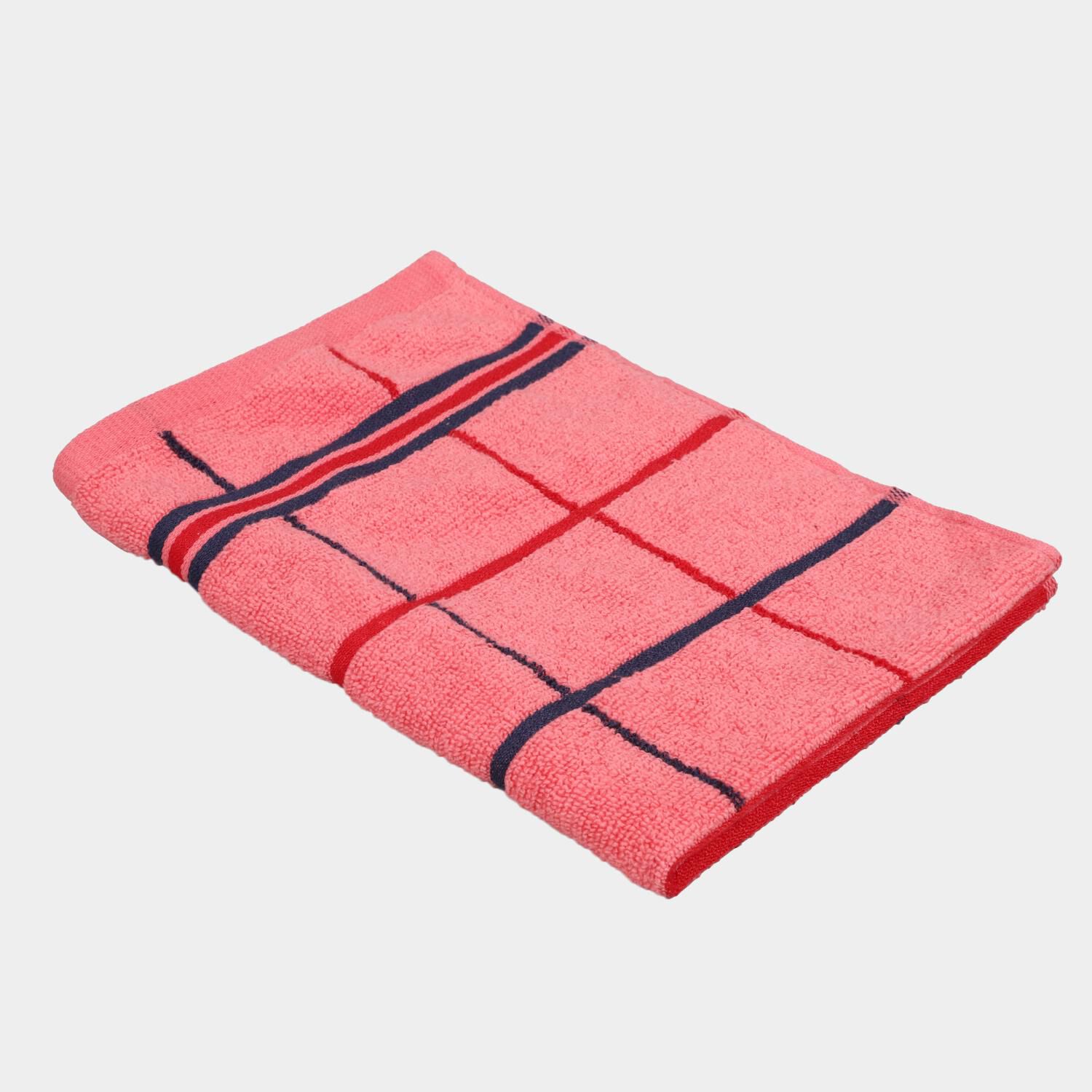 Home Beautiful                         360 GSM Pink Cotton Hand Towel