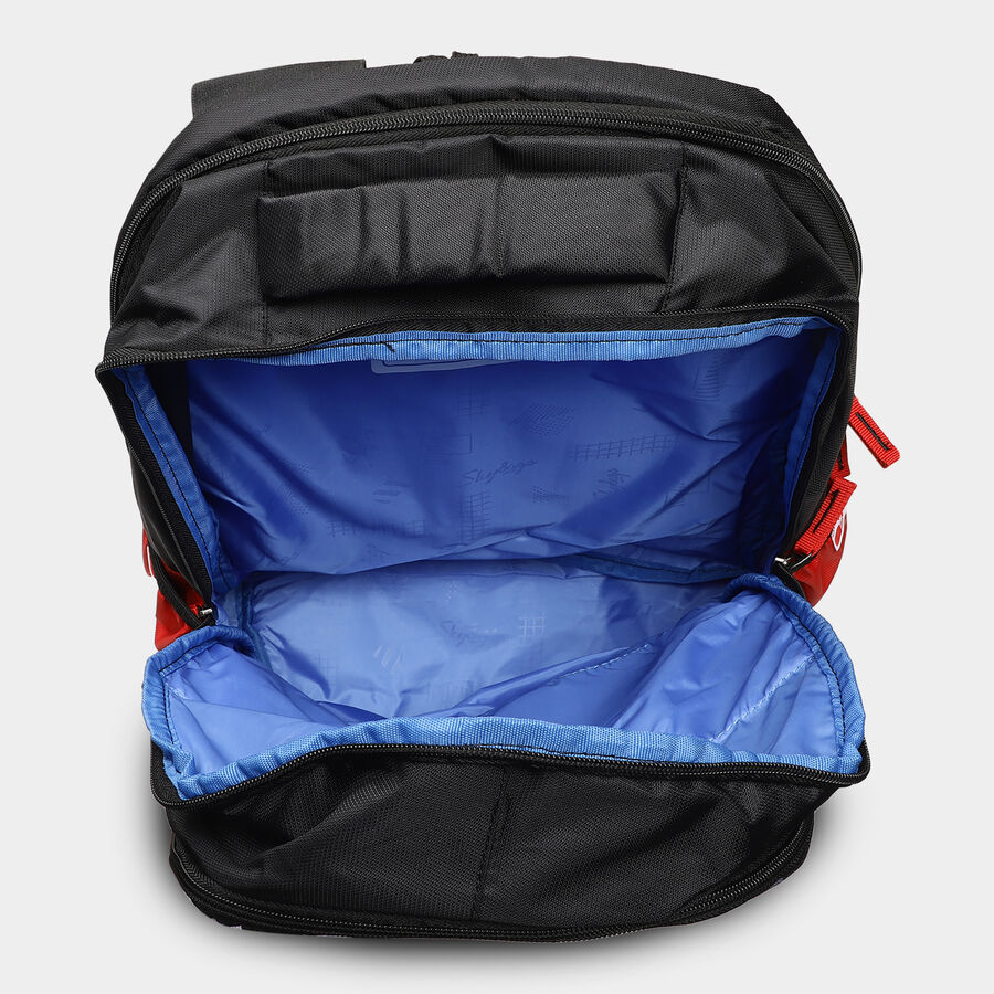 Black Fabric Backpack, , large