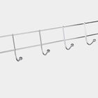 Mild Steel Wall Hanger with 8 Hooks, , small image number null