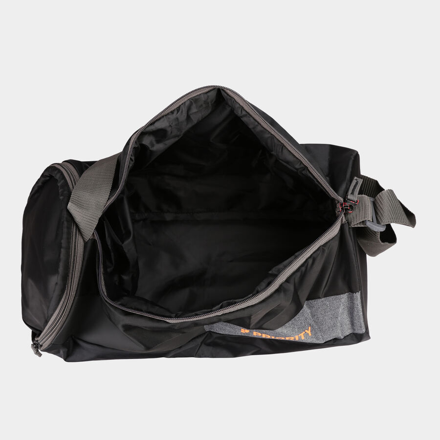 Black Polyester Duffle Bag, , large image number null
