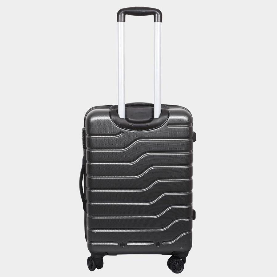 8-Wheel Dark Grey Polycarbonate Hard Case Trolley, Medium, , large image number null