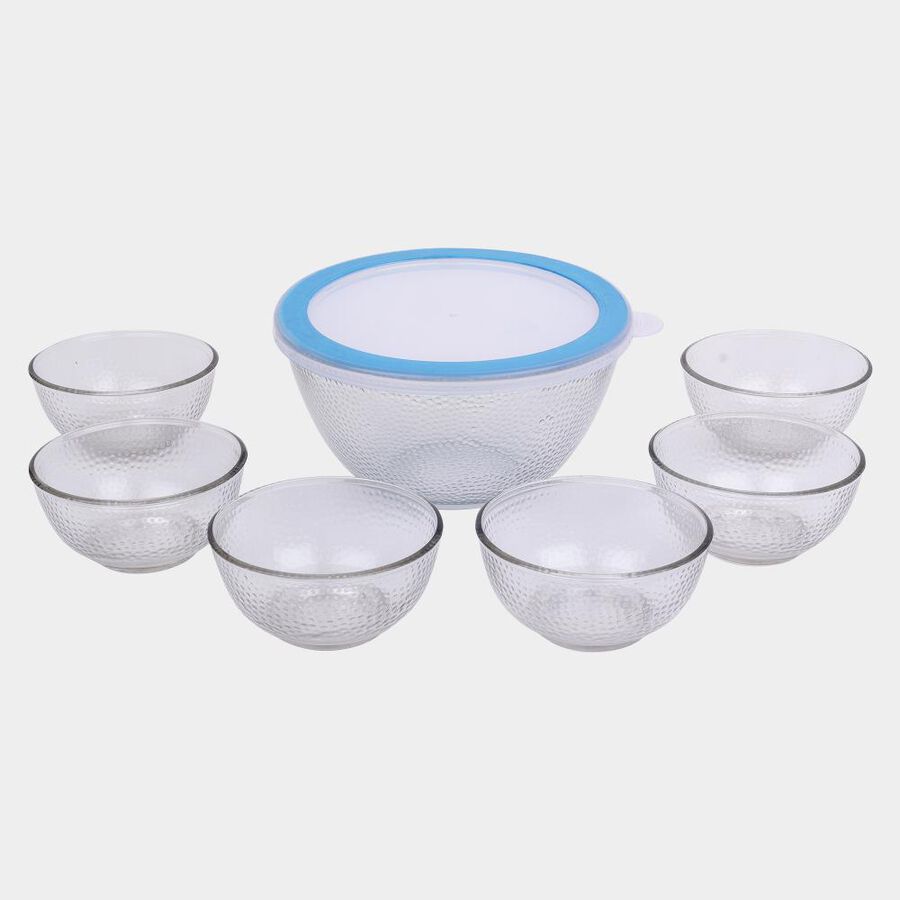8 Pcs. Glass Pudding Set, , large image number null