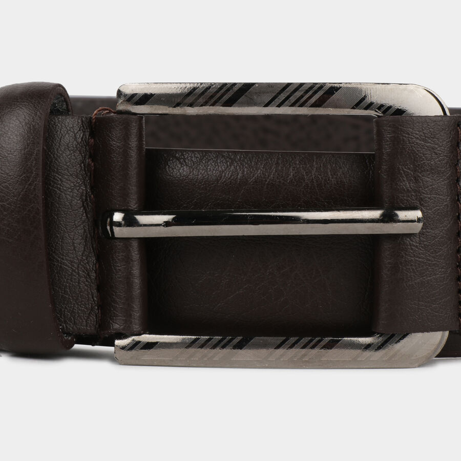 Men's Brown Polyurethane Casual Belt, , large image number null