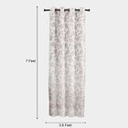 7ft. Grey Microfiber Door Curtain, , small image number null