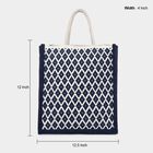 Dark Blue Canvas Lunch Bag, , small image number null