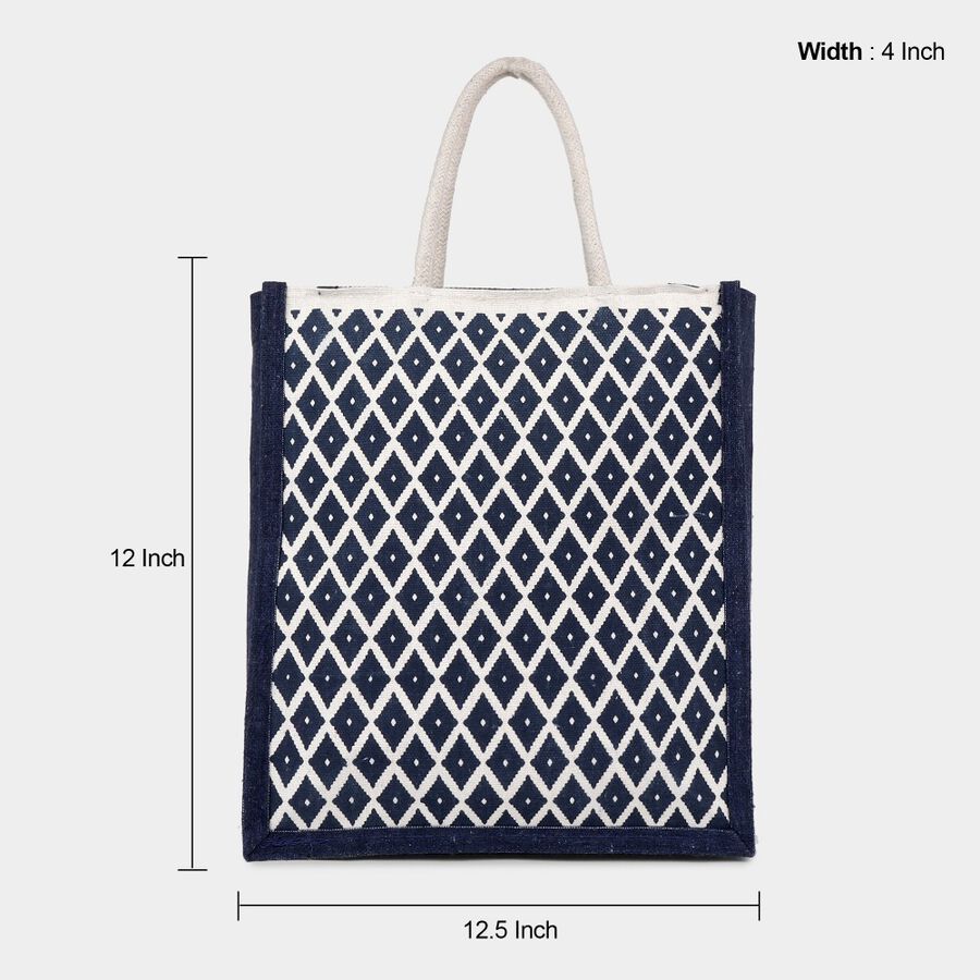 Dark Blue Canvas Lunch Bag, , large image number null