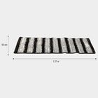 Grey Polyester Bedside Runner, , small image number null