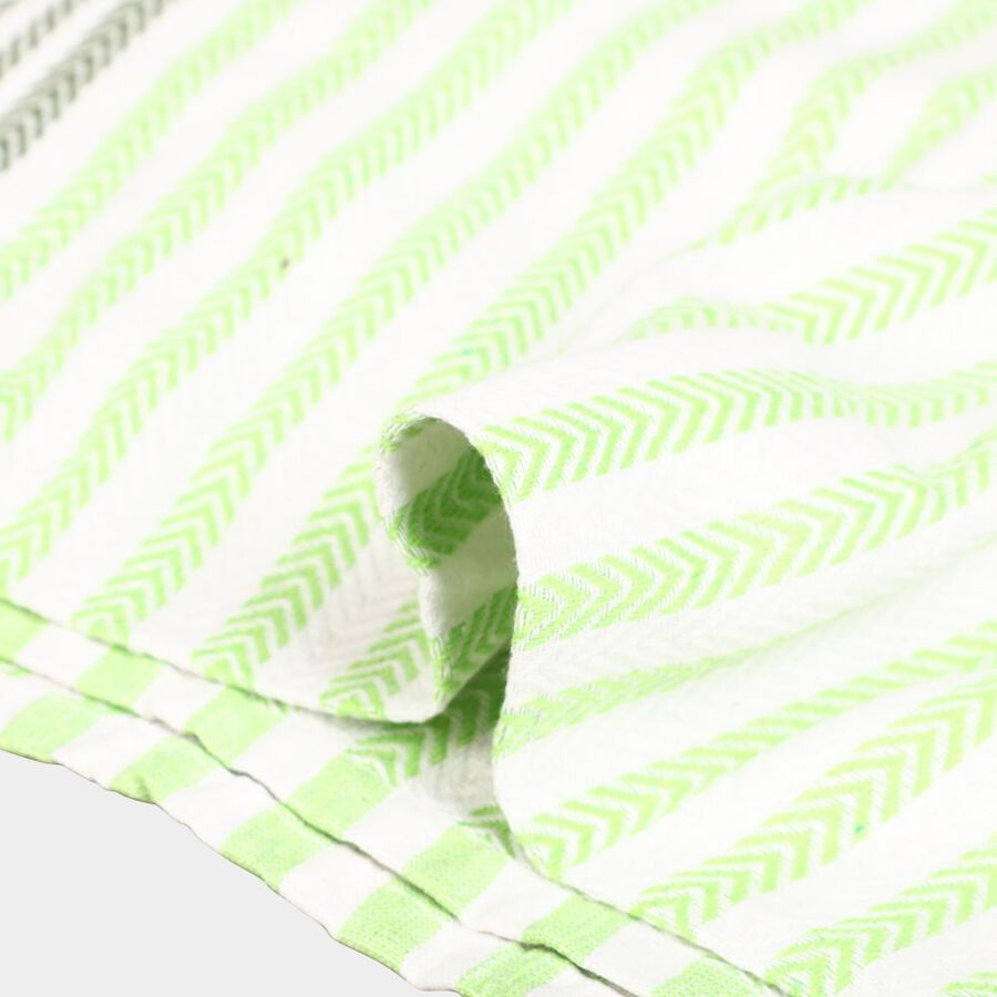 220 GSM Green Cotton Blend Bath Towel, , large