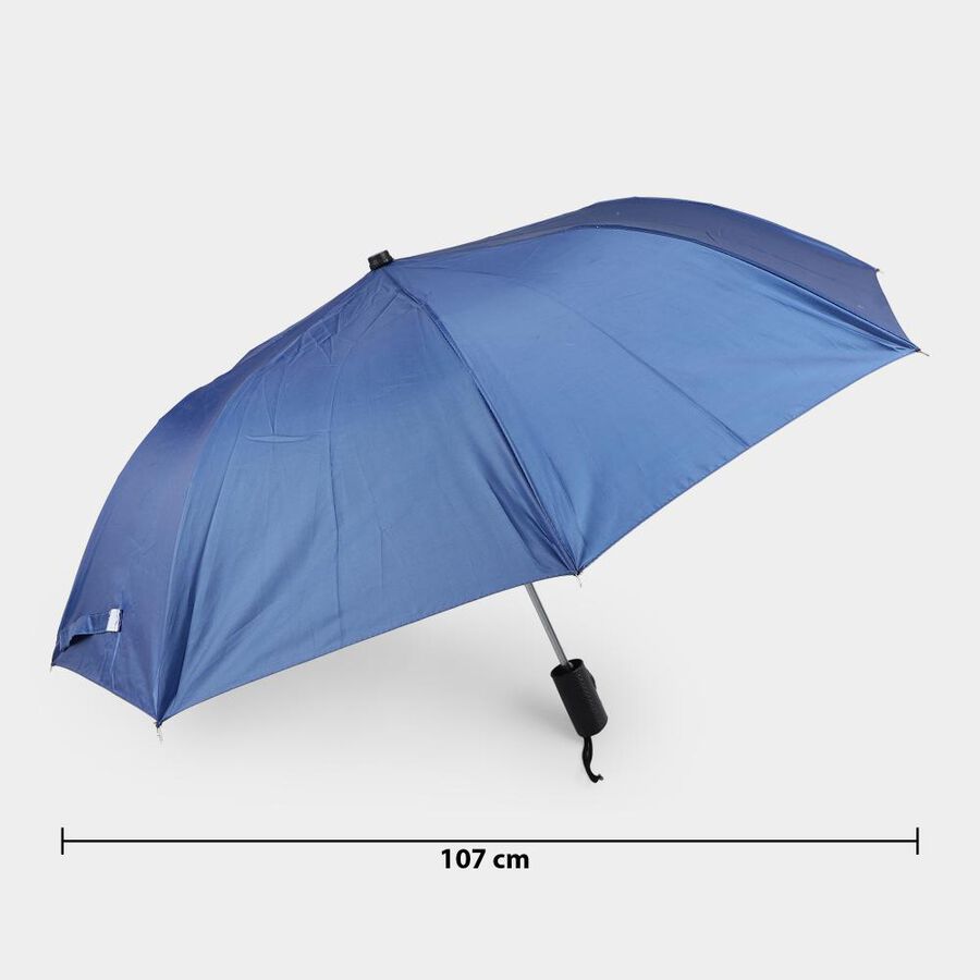 Navy Blue Polyester Men's Umbrella, , large