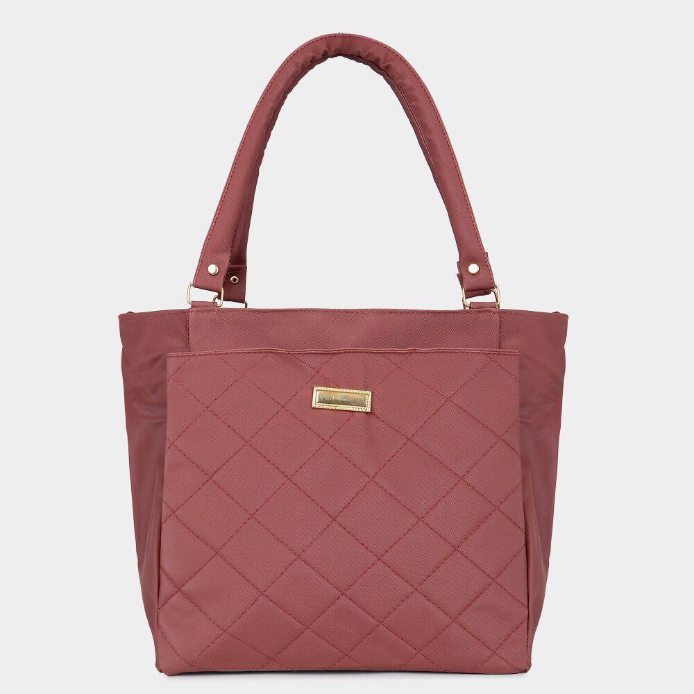 Lucky Charm                         Women's Maroon Polyurethane Tote Bag